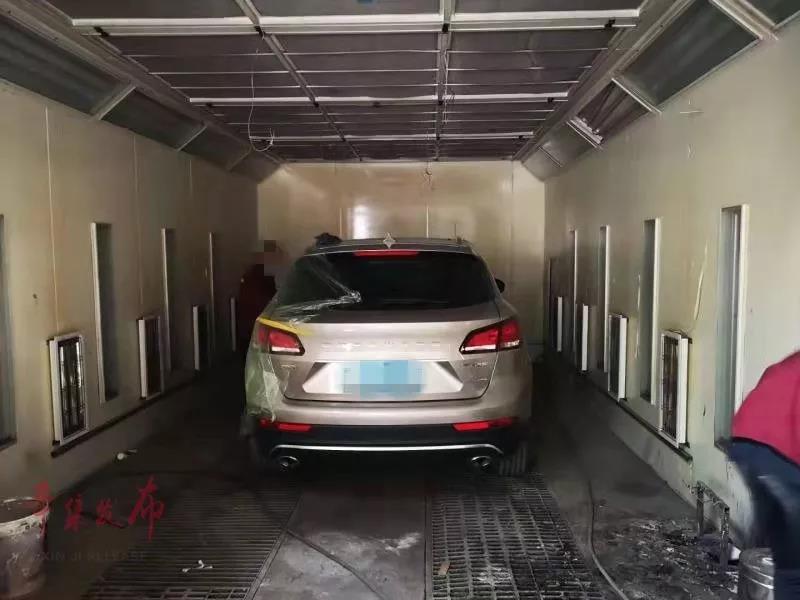 噴漆房廢氣收集處理設(shè)施未開啟，拘留并罰款！